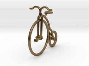 Vintage Bicycle Jewel in Polished Bronze