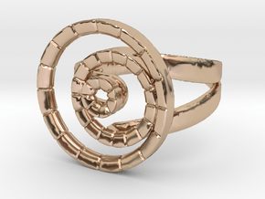 Anello Concentrico - Concentricity   in 14k Rose Gold