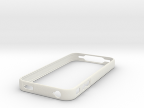 Bumper case for iPhone 4 in White Premium Versatile Plastic