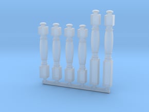 1:84 HMS Victory Ballusters for main companionway in Smoothest Fine Detail Plastic