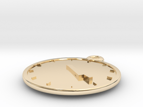 Clock Keychain - Four Twenty in 14k Gold Plated Brass