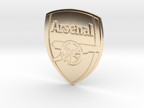 Arsenal Pendant in 14K Yellow Gold
