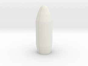 Fairing Ariane 3 in White Natural Versatile Plastic: 1:128