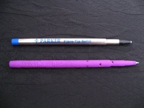 Adapter: Parker Fibre-Tip to D1 Mini in Purple Processed Versatile Plastic