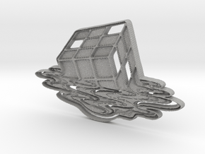 Rubix Cube Art Pendant in Aluminum