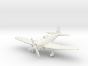 Mitsubishi A7M2 Reppu (With Landing gear) 1/144 in White Natural Versatile Plastic