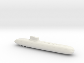 3788 Scale Frax Submarine Missile Cruiser MGL in White Natural Versatile Plastic