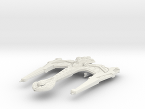 Klingon KaTor Class BattleShip in White Natural Versatile Plastic
