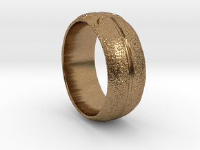Basketball Ring in Natural Brass: Extra Small