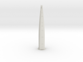 Lotte World Tower (1:2000) in White Natural Versatile Plastic