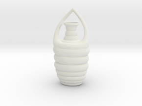 Vase B021908 in White Natural Versatile Plastic