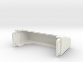 Tamiya Semi Truck Tapered Frame End - Type C in White Natural Versatile Plastic