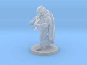 Werebear Bard with Violin in Smooth Fine Detail Plastic