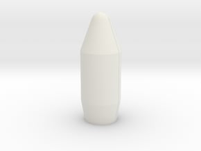 Fairing Ariane 1 in White Natural Versatile Plastic: 1:128