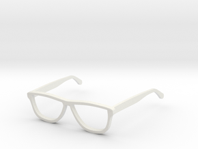 ronnie kray glasses V.3 in White Natural Versatile Plastic