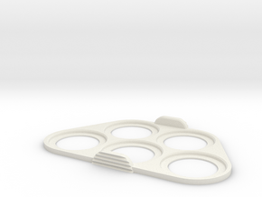 25mm Movement tray in White Natural Versatile Plastic