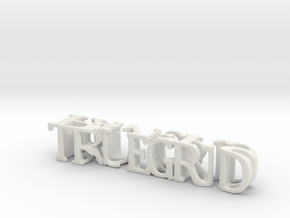 3dWordFlip: TRUEGRID/Pavers in White Natural Versatile Plastic
