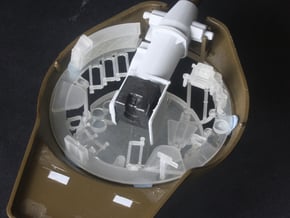 M47 turret interior Italeri Takom 1:35 in Tan Fine Detail Plastic
