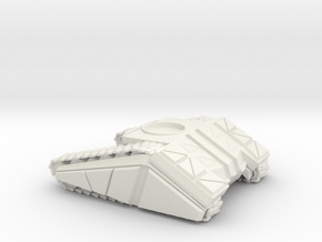 DF 1-72 TANK BASE MED Full Sized in White Natural Versatile Plastic
