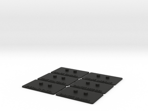 Outstanding Stands 6-Pack in Black Natural Versatile Plastic