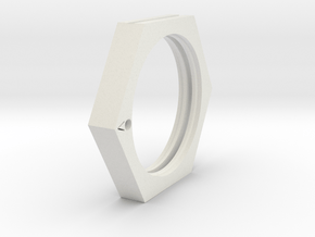 Point (Bookring) in White Natural Versatile Plastic