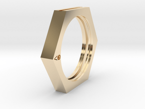Point (Bookring) in 14K Yellow Gold