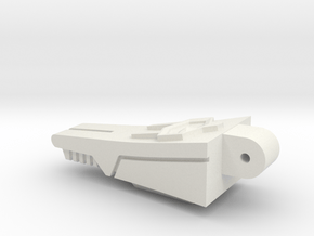 Back Spike Thruster for TR Galvatron in White Premium Versatile Plastic