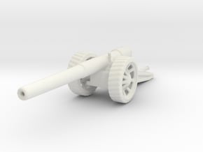 BL 6 inch Gun Mk 7 1/56 ww1 artillery in White Natural Versatile Plastic