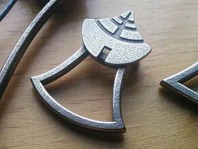 Gondor Kit Buckle (Boromir / Faramir) in Polished Bronzed Silver Steel