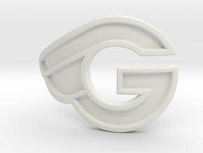 G-bicycle front logo in White Natural Versatile Plastic