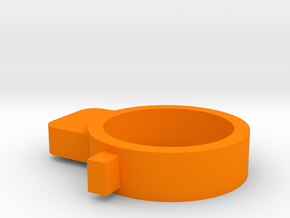 MSK barrel stabilizer in Orange Processed Versatile Plastic