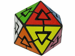 Rob's Icosahedron in White Natural Versatile Plastic