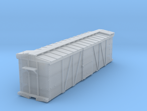 EBT steel boxcar body in Smooth Fine Detail Plastic