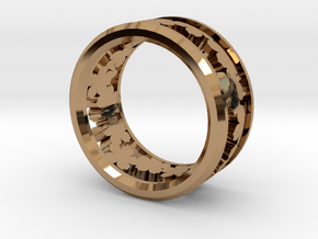 Sakura Ring in Polished Brass: 4.5 / 47.75