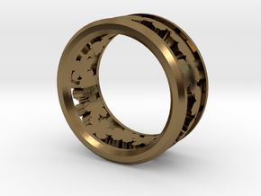 Sakura Ring in Polished Bronze: 4.5 / 47.75