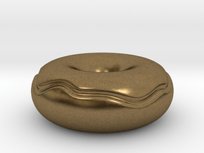 Doughnut bead in Natural Bronze