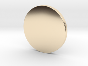 lisk coin in 14k Gold Plated Brass