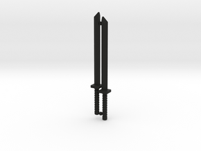 Shinobi Blade Set for ModiBot in Black Premium Versatile Plastic
