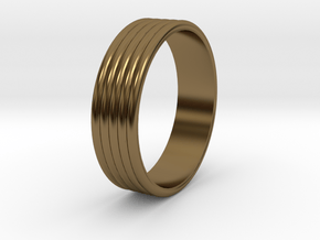 Ring in Polished Bronze