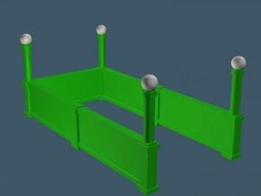 Subway Entrance - set of 4 - Z Scale in Smooth Fine Detail Plastic