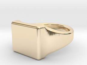 Customizable ring in 14K Yellow Gold