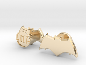 Batman cufflinks - v2 in 14K Yellow Gold