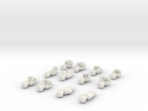 HGIBO Hands Claws in White Natural Versatile Plastic