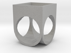 AWW(any which way way) ring square base blank in Aluminum: 12 / 66.5
