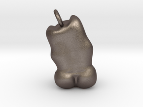 pendant: Kinder Froh "Coquette"  in Polished Bronzed Silver Steel