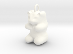 pendant: Kinder Froh  in White Processed Versatile Plastic