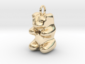 pendant: Kinder Froh  in 14K Yellow Gold