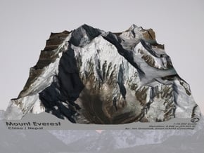 Mount Everest: 9"x9" in Full Color Sandstone