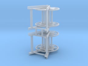 Storage Drum (2pcs) in Tan Fine Detail Plastic
