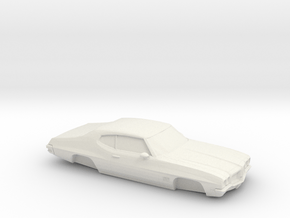1/32 1968-72 Pontiac LeMans Shell in White Natural Versatile Plastic